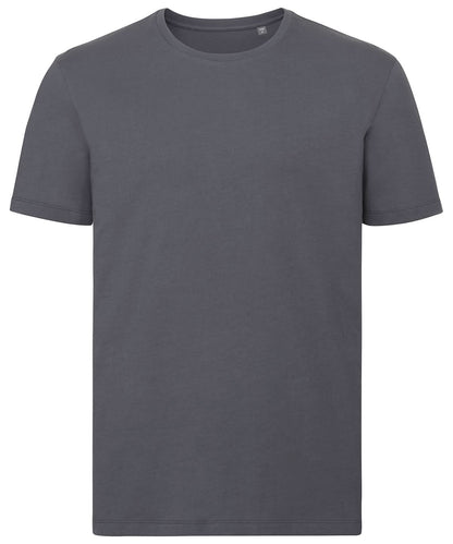 Russell Short Sleeve Europe Pure organic tee J108M - Convoy Grey - Customisable T-Shirt