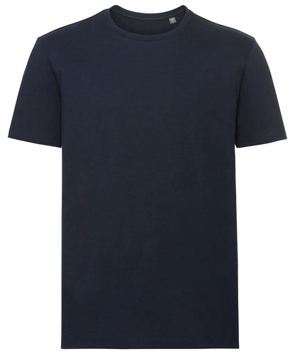Russell Short Sleeve Europe Pure organic tee J108M - French Navy - Customisable T-Shirt