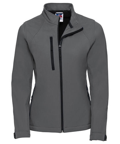 Russell Europe Womens softshell jacket J140F - Titanium - Customisable Softshell Jacket