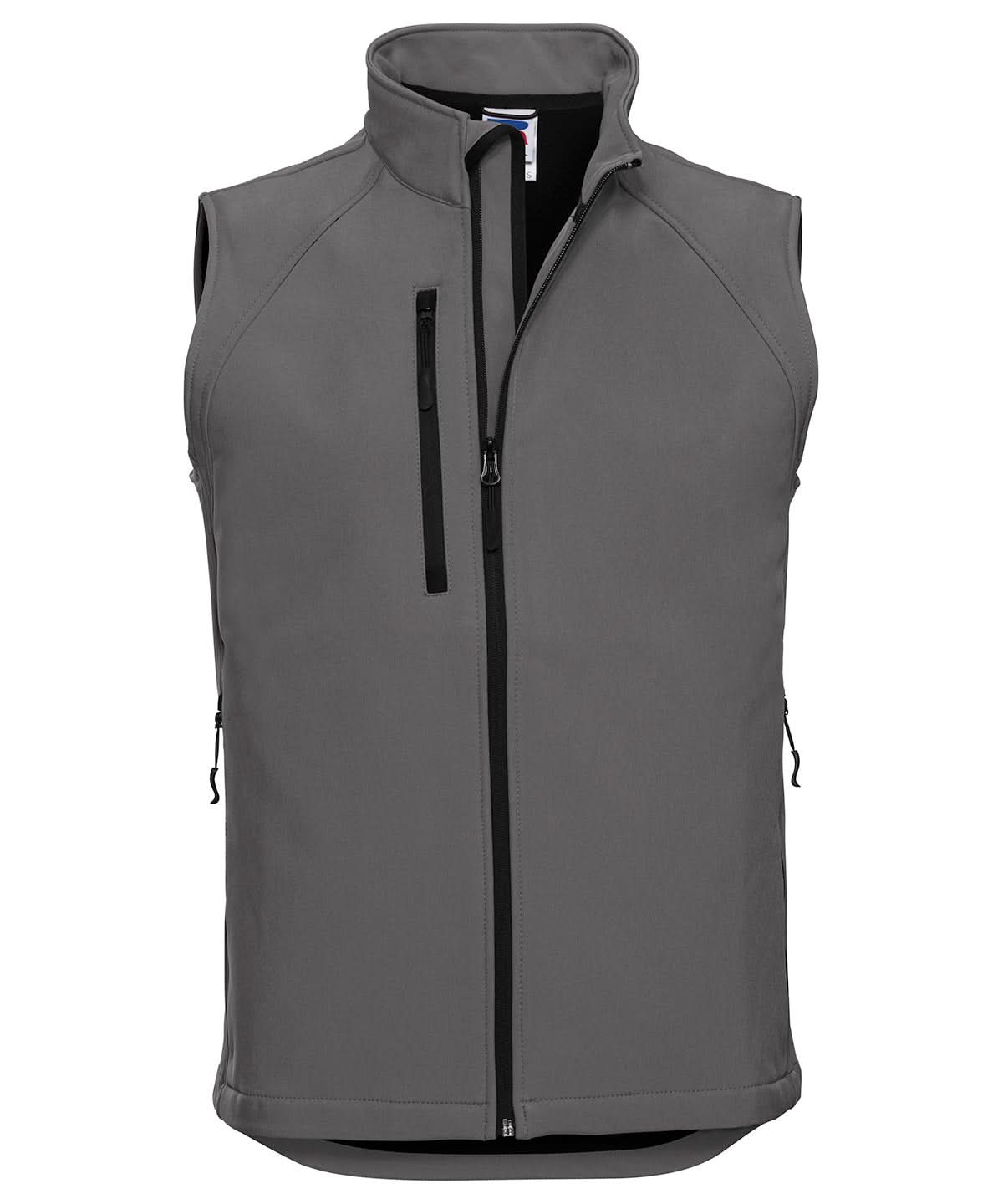 Russell Europe Softshell gilet J141M - Titanium - Customisable Bodywarmers
