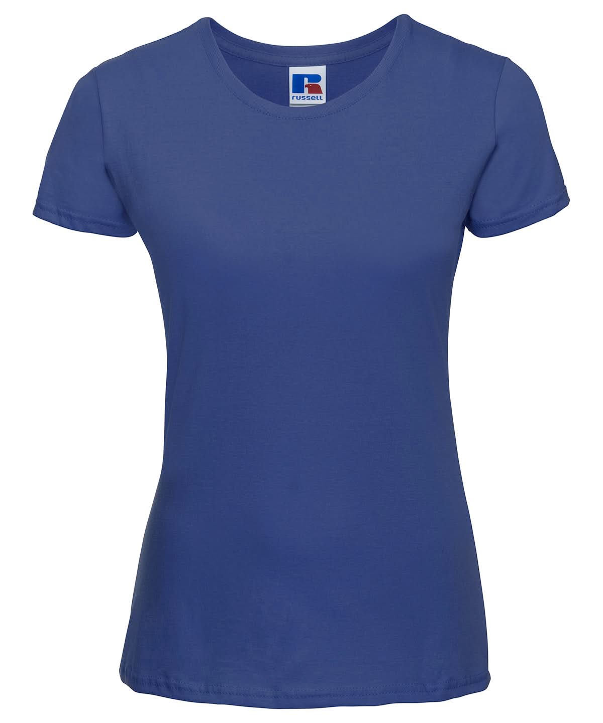 Russell Short Sleeve Europe Womens slim T j155f - Bright Royal - Customisable T-Shirt