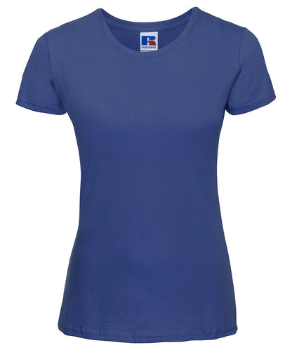Russell Short Sleeve Europe Womens slim T j155f - Bright Royal - Customisable T-Shirt