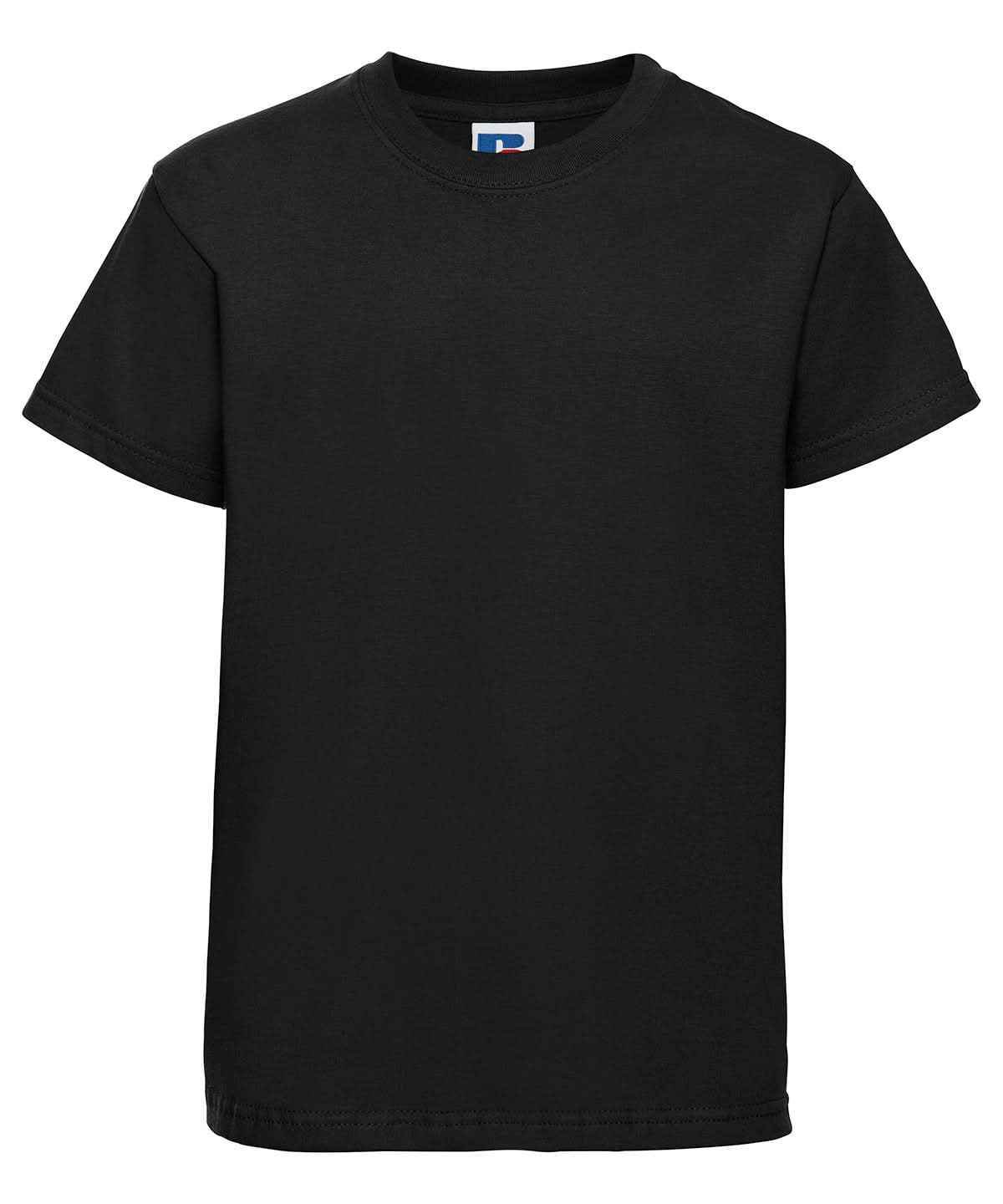Russell Short Sleeve Europe Kids t shirt J180B - Black - Customisable T-Shirt