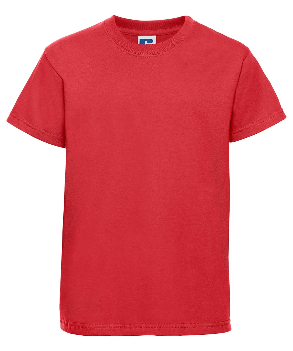 Russell Short Sleeve Europe Kids t shirt J180B - Bright Red - Customisable T-Shirt