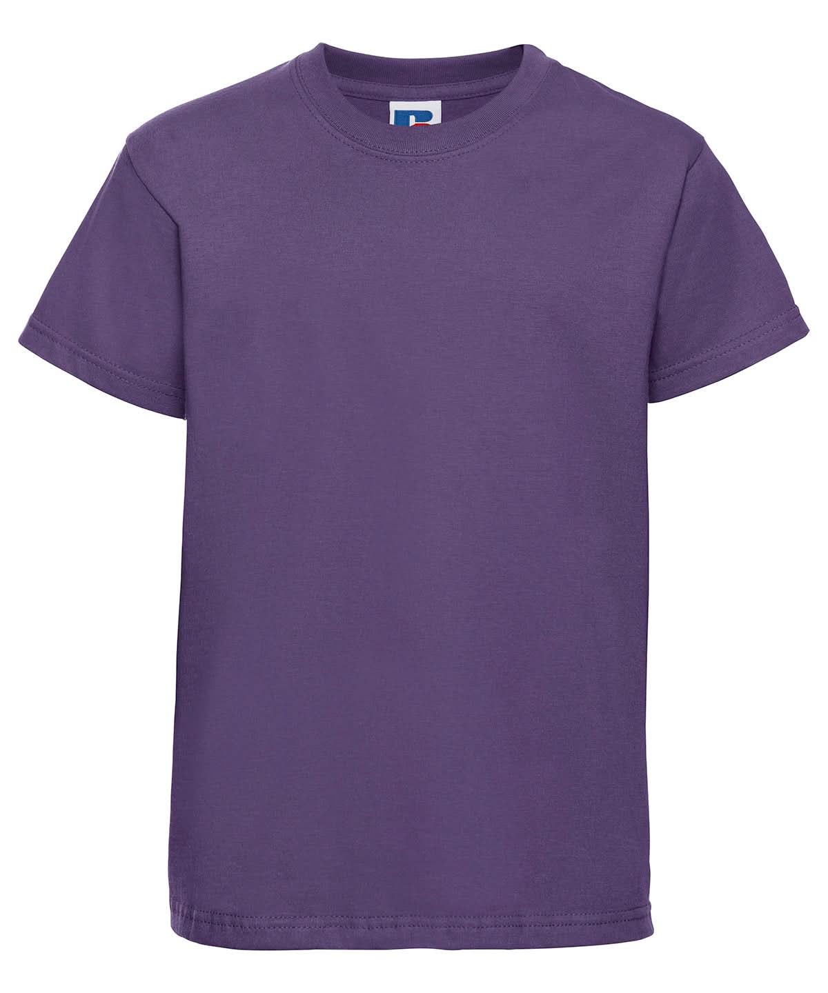 Russell Short Sleeve Europe Kids t shirt J180B - Purple - Customisable T-Shirt