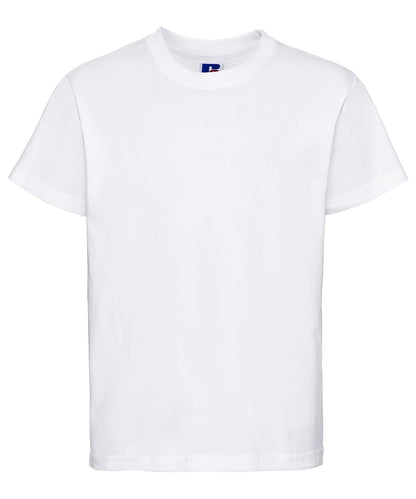 Russell Short Sleeve Europe Kids t shirt J180B - White - Customisable T-Shirt
