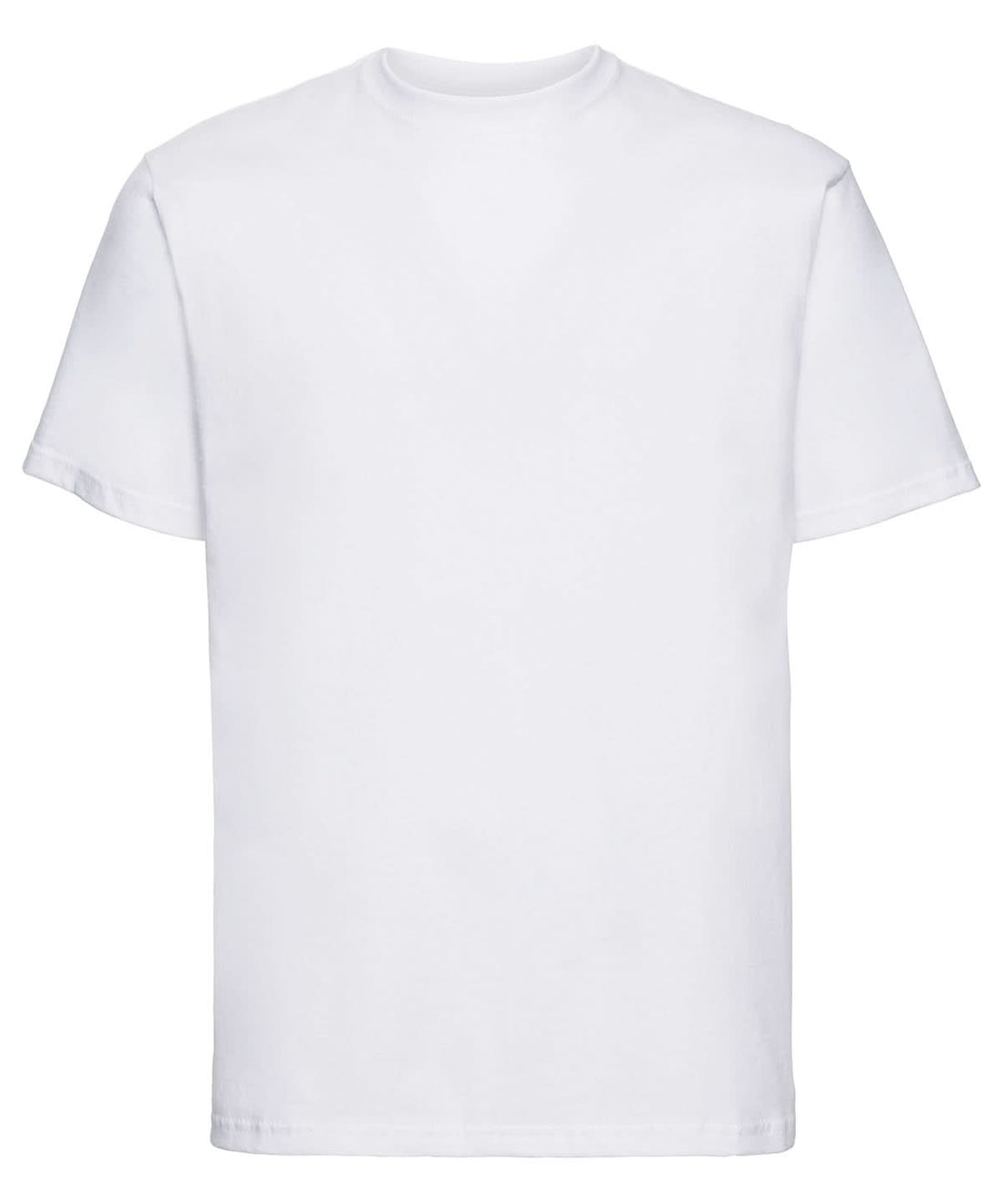 Russell Short Sleeve Europe Super Ringspun Classic T Shirt White J180M - White - Customisable T-Shirt