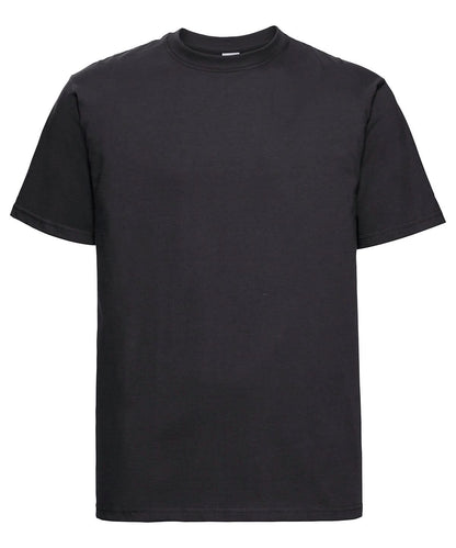Russell Short Sleeve Europe Classic heavyweight ringspun t shirt J215M - Black - Customisable T-Shirt
