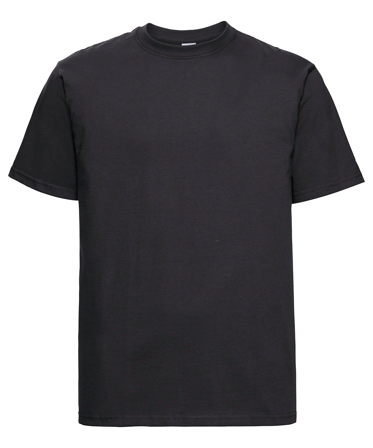 Russell Short Sleeve Europe Classic heavyweight ringspun t shirt - 215M - Black - Customisable T-Shirt