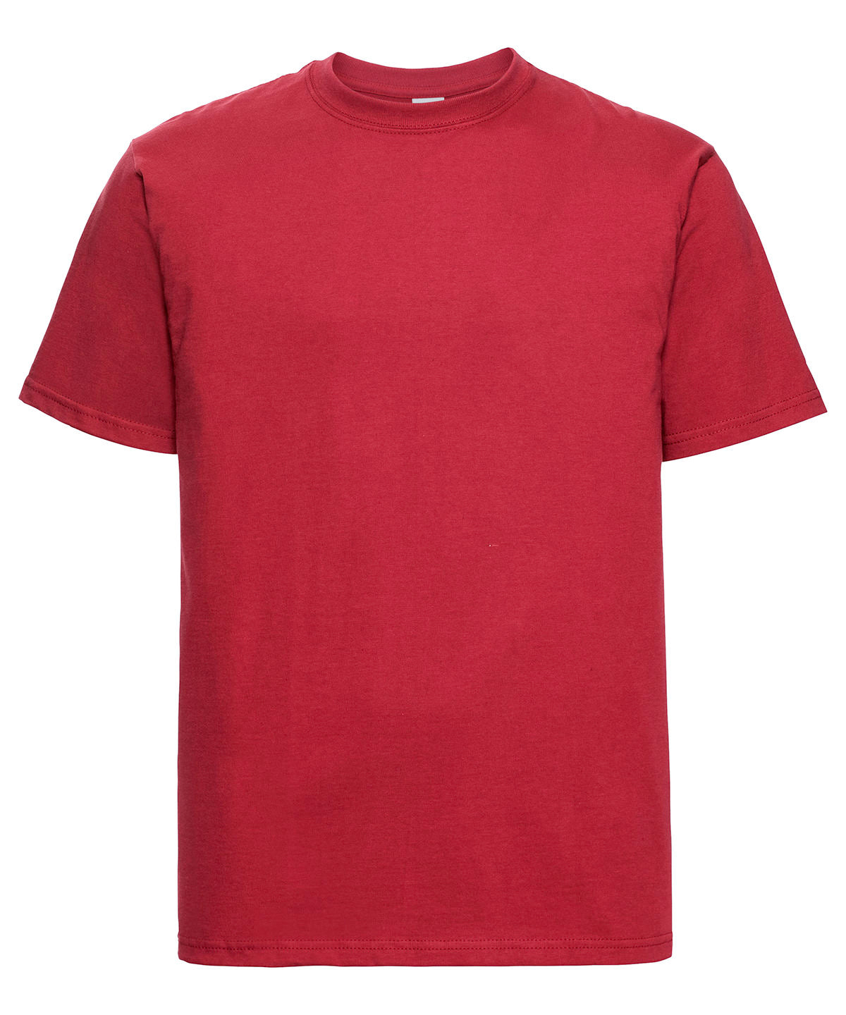Russell Short Sleeve Europe Classic heavyweight ringspun t shirt - 215M - Classic Red 3XL - Customisable T-Shirt