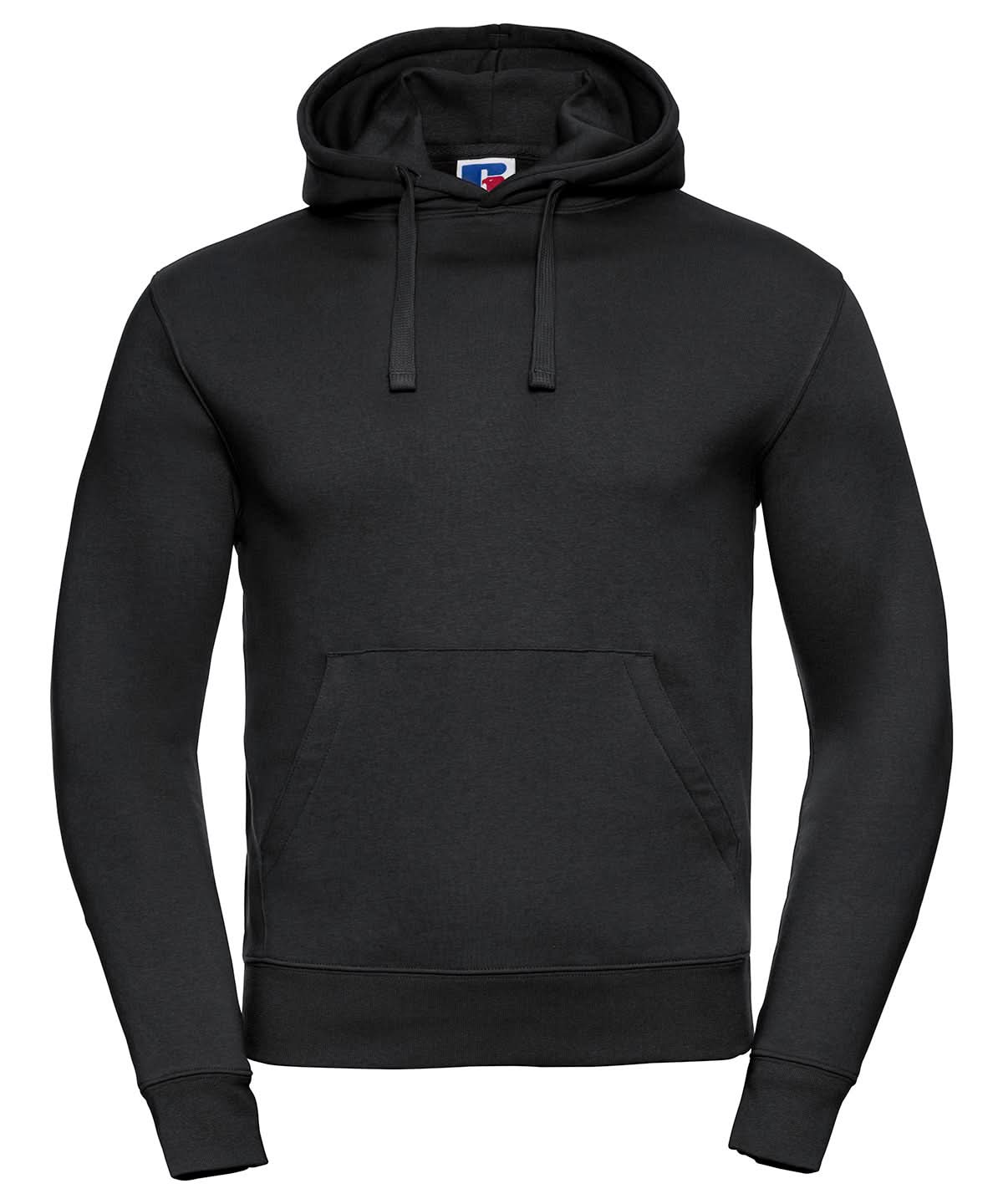 Russell Europe Authentic Hooded Sweatshirt Black 265M - Black - Customisable Sweatshirts