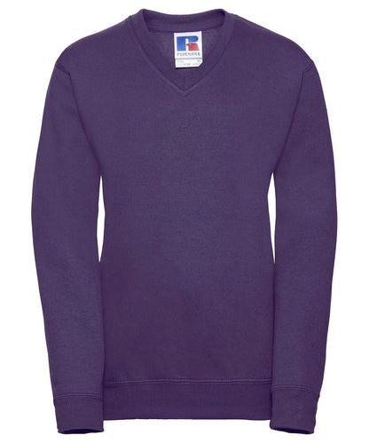 Russell Europe Kids v neck sweatshirt J272B - - Customisable Sweatshirts
