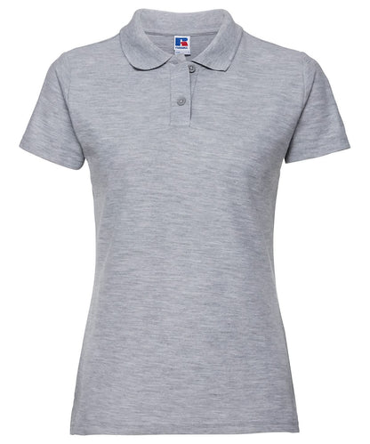 Russell Europe Womens classic polycotton polo J539F - Light Oxford - Customisable Polos