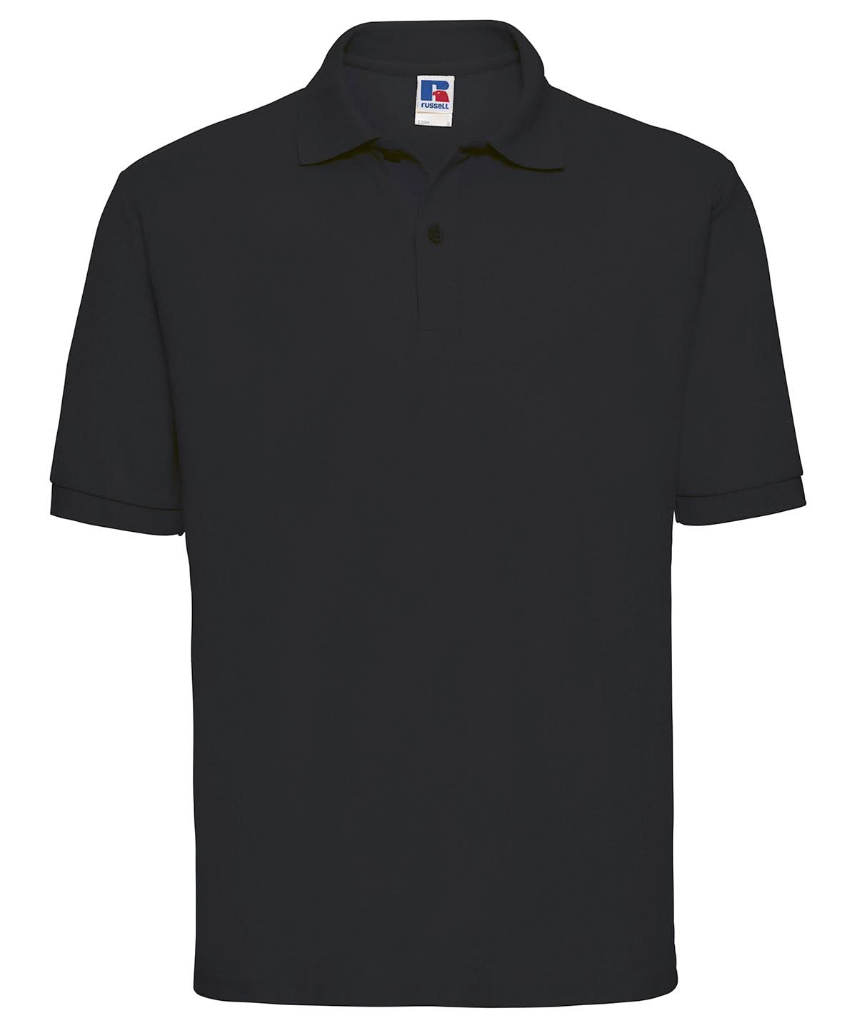 Mens Classic Polycotton Polo - 539M - Black - Customisable Polo Shirts