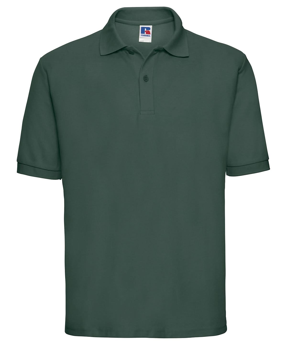 Mens Classic Polycotton Polo - 539M - Bottle Green - Customisable Polo Shirts