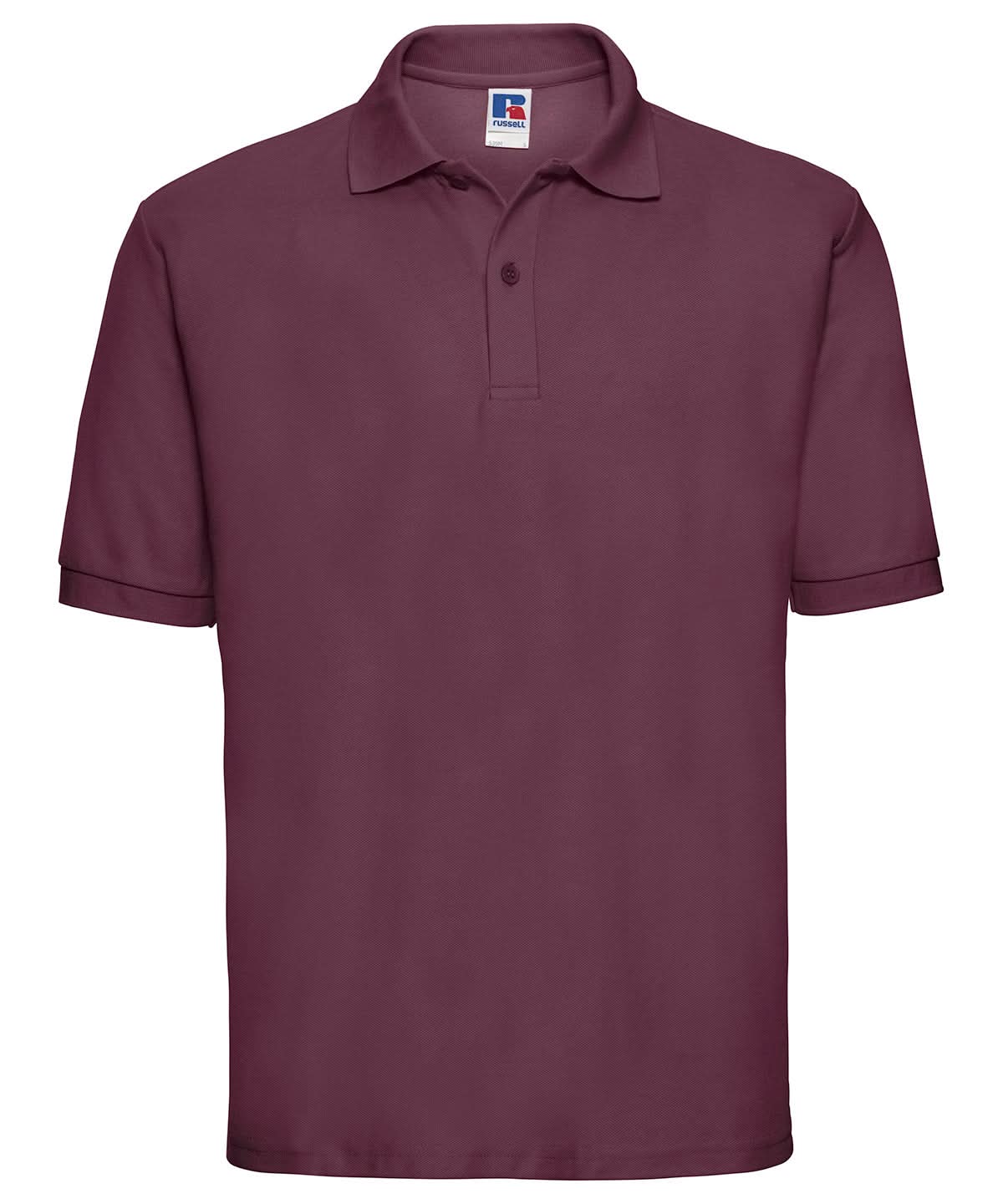 Mens Classic Polycotton Polo - 539M - Burgundy - Customisable Polo Shirts