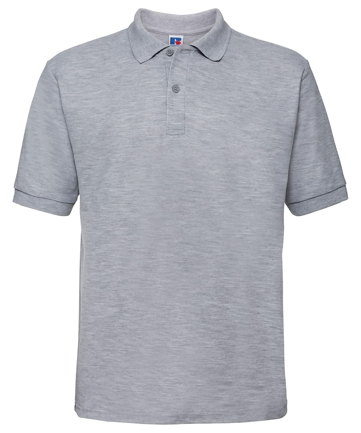 Mens Classic Polycotton Polo - 539M - Light Oxford - Customisable Polo Shirts