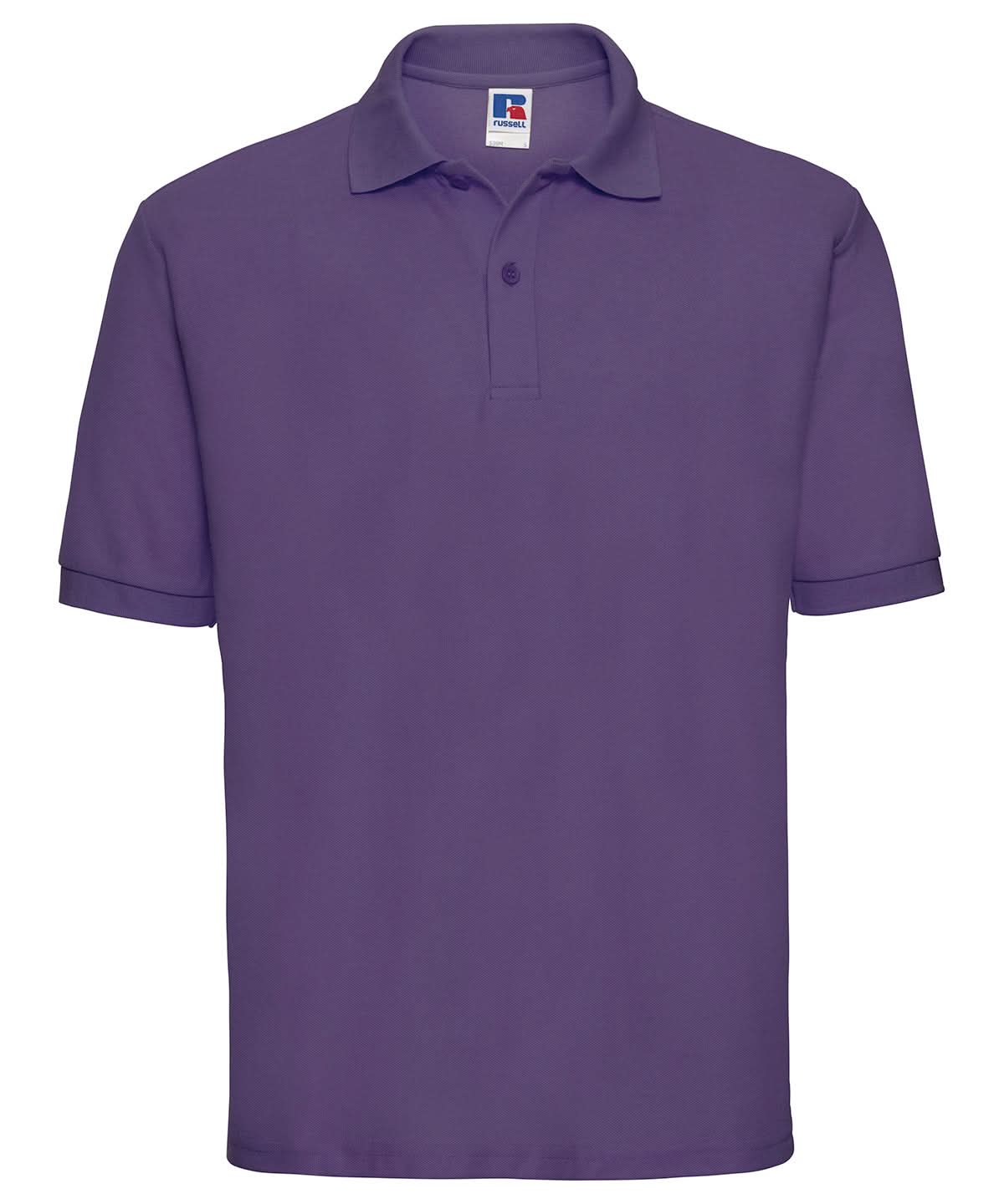 Mens Classic Polycotton Polo - 539M - Purple - Customisable Polo Shirts