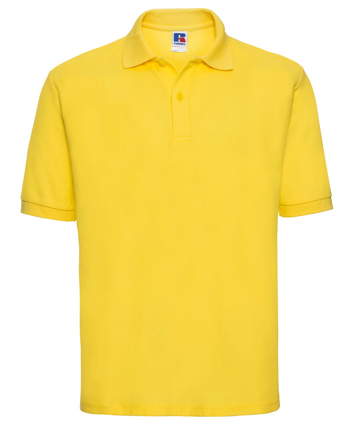 Mens Classic Polycotton Polo - 539M - Yellow - Customisable Polo Shirts