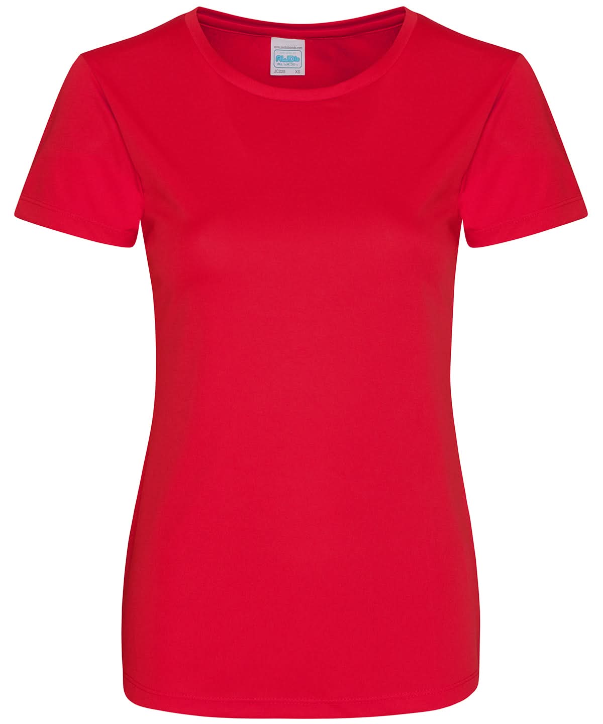 AWDis Just Cool Womens cool smooth T JC025 - Fire Red - Customisable T-Shirt