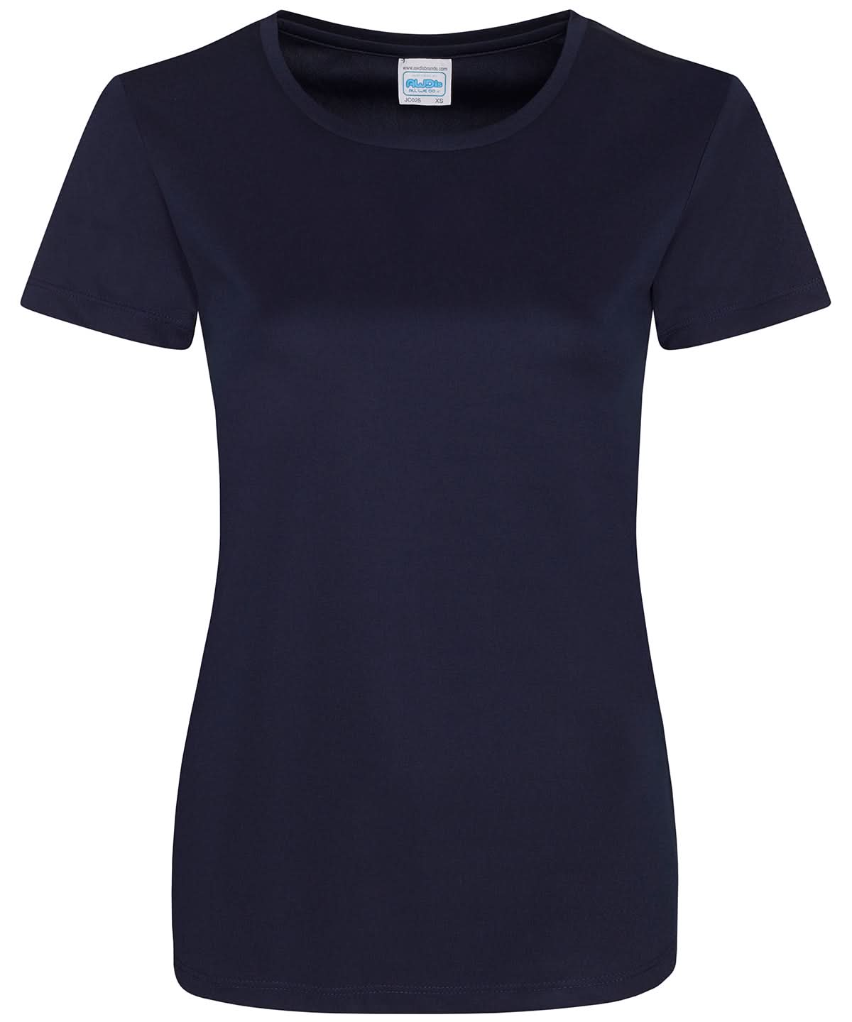 AWDis Just Cool Womens cool smooth T JC025 - French Navy - Customisable T-Shirt