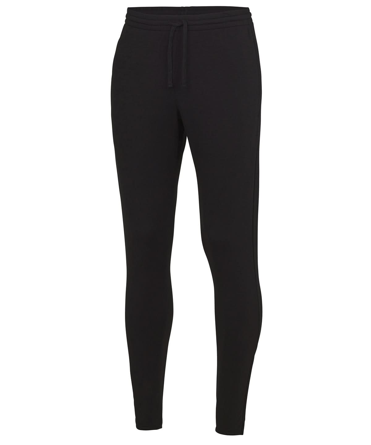 AWDis Just Cool Cool tapered jog pants JC082 - Jet Black - Customisable Joggers