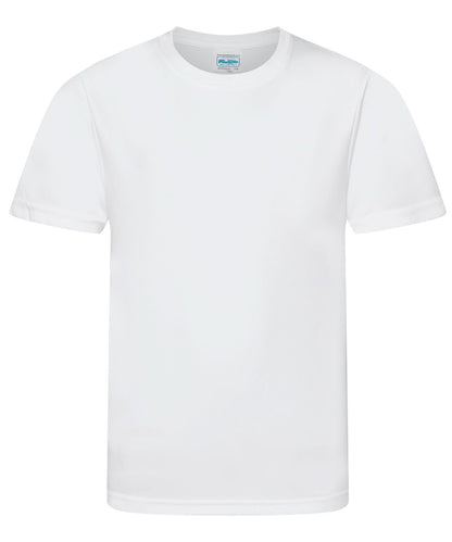 AWDis Just Cool Kids cool smooth T JC20J - Arctic White - Customisable T-Shirt