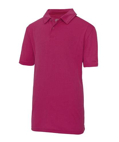 AWDis Just Cool Kids cool polo JC40J - Hot Pink - Customisable Polos