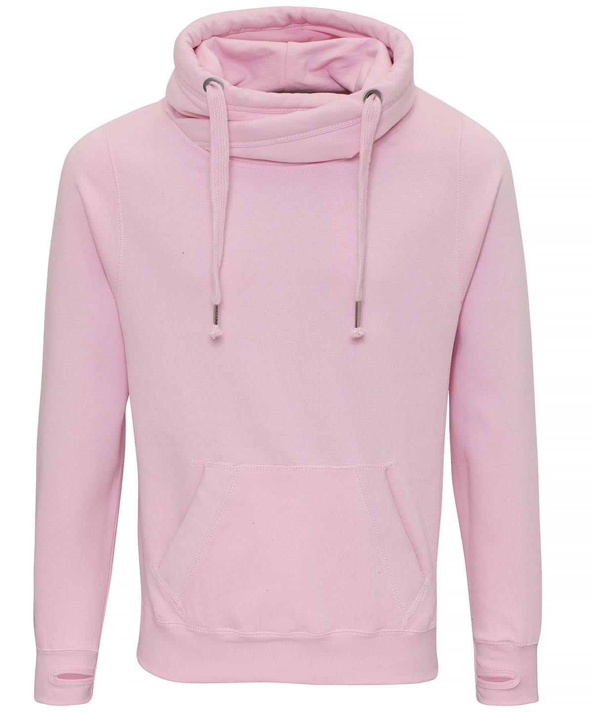 AWDis Just Hoods Cross neck hoodie JH021 - Baby Pink - Customisable Hoodies