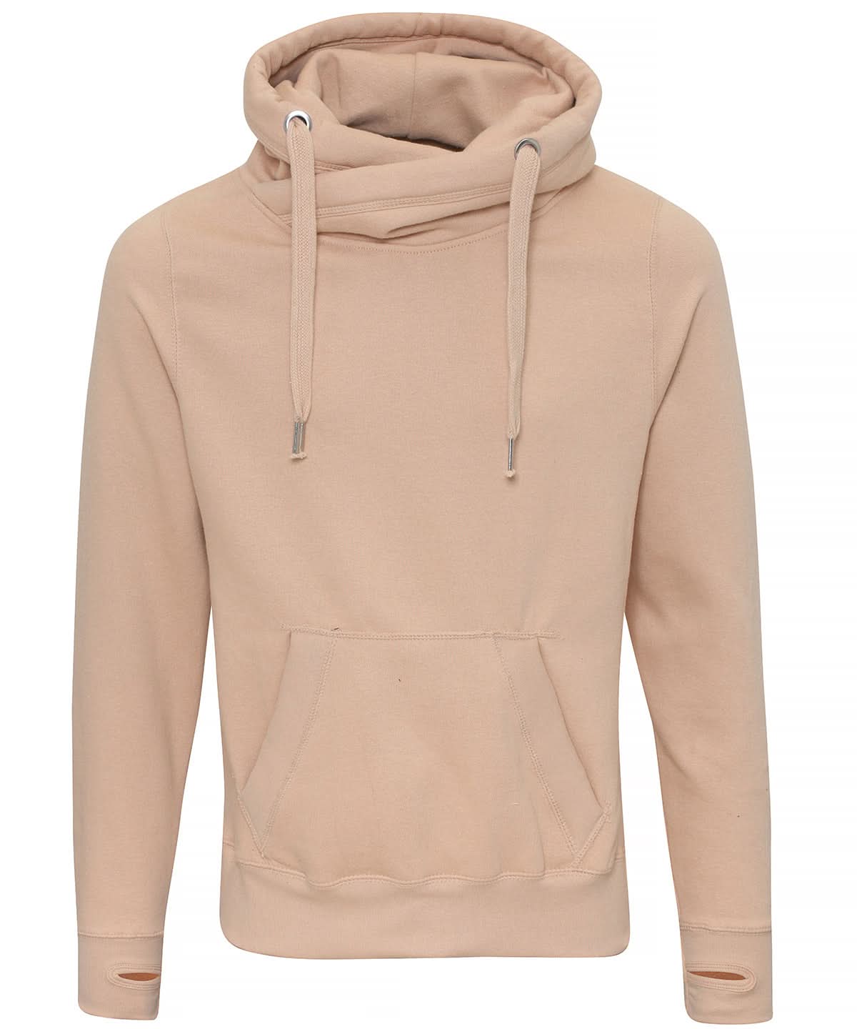 AWDis Just Hoods Cross neck hoodie JH021 - Nude - Customisable Hoodies
