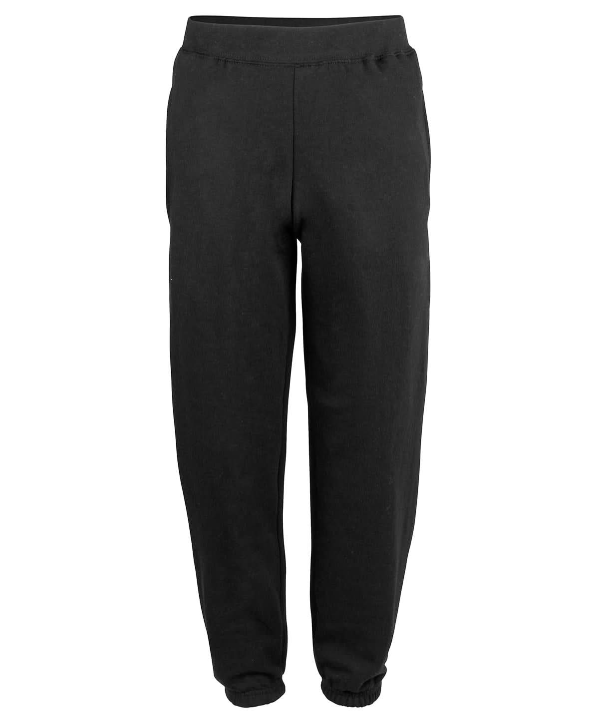 AWDis Just Hoods College cuffed sweatpants JH072 - Jet Black - Customisable Sweatpants