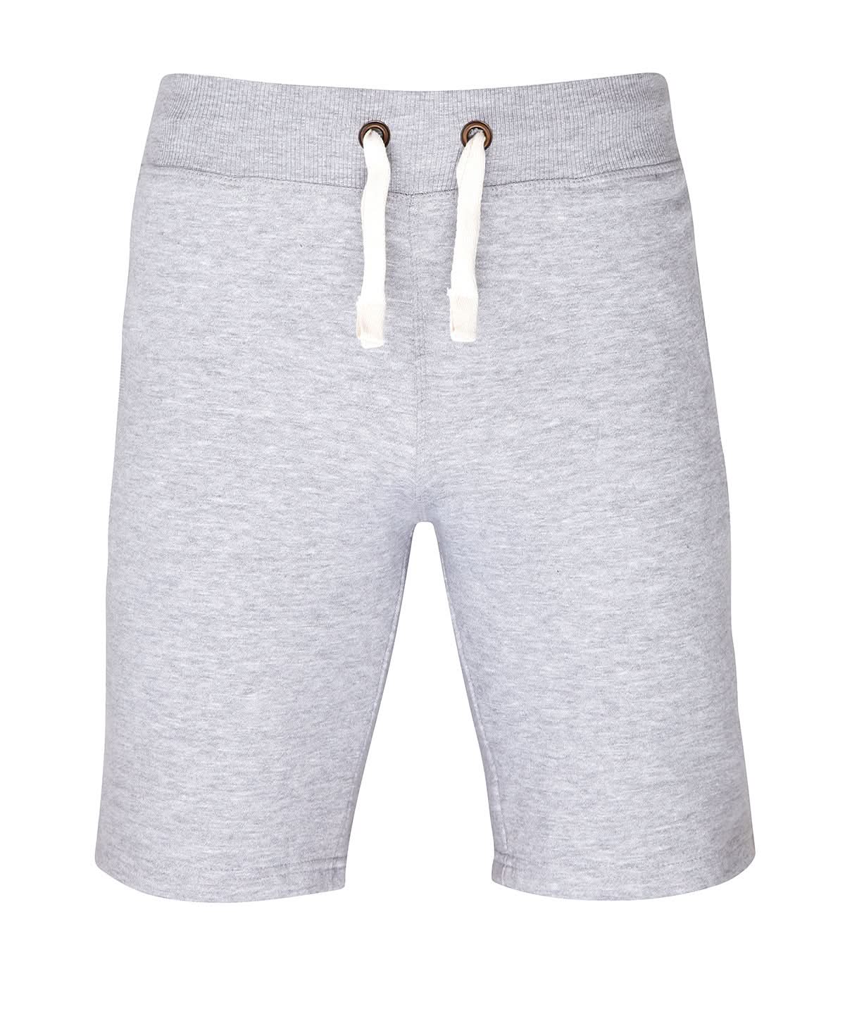 AWDis Just Hoods Campus shorts JH080 - Heather Grey - Customisable Shorts
