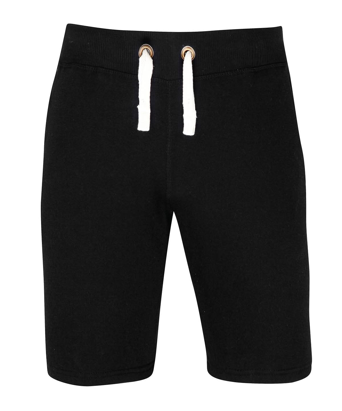 AWDis Just Hoods Campus shorts JH080 - Jet Black - Customisable Shorts