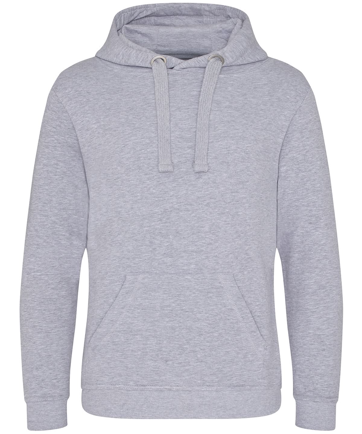 AWDis Just Hoods Heavyweight hoodie JH101 - Heather Grey - Customisable Hoodies