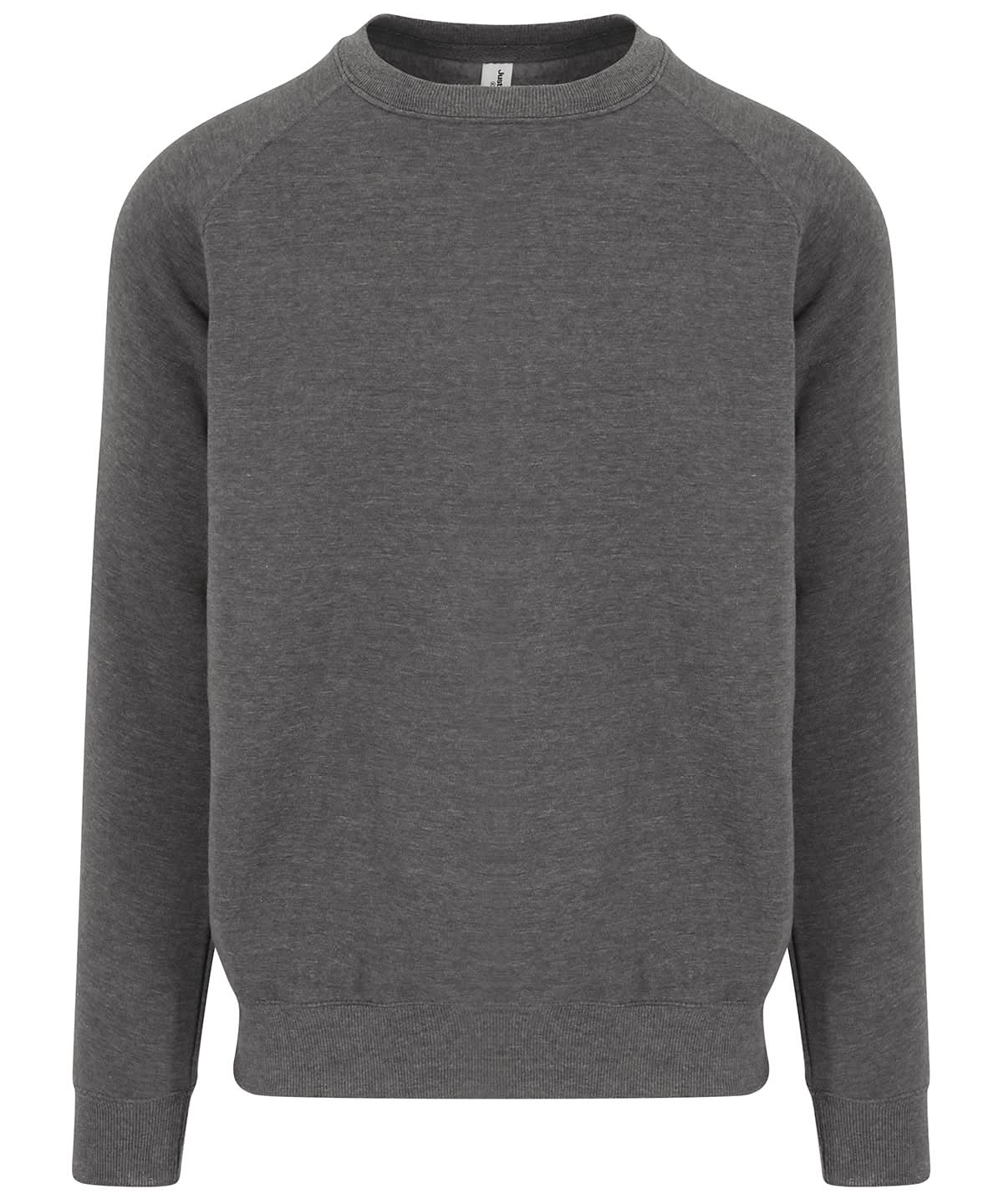 AWDis Just Hoods Graduate heavyweight sweatshirt JH130 - Charcoal - Customisable Sweatshirts