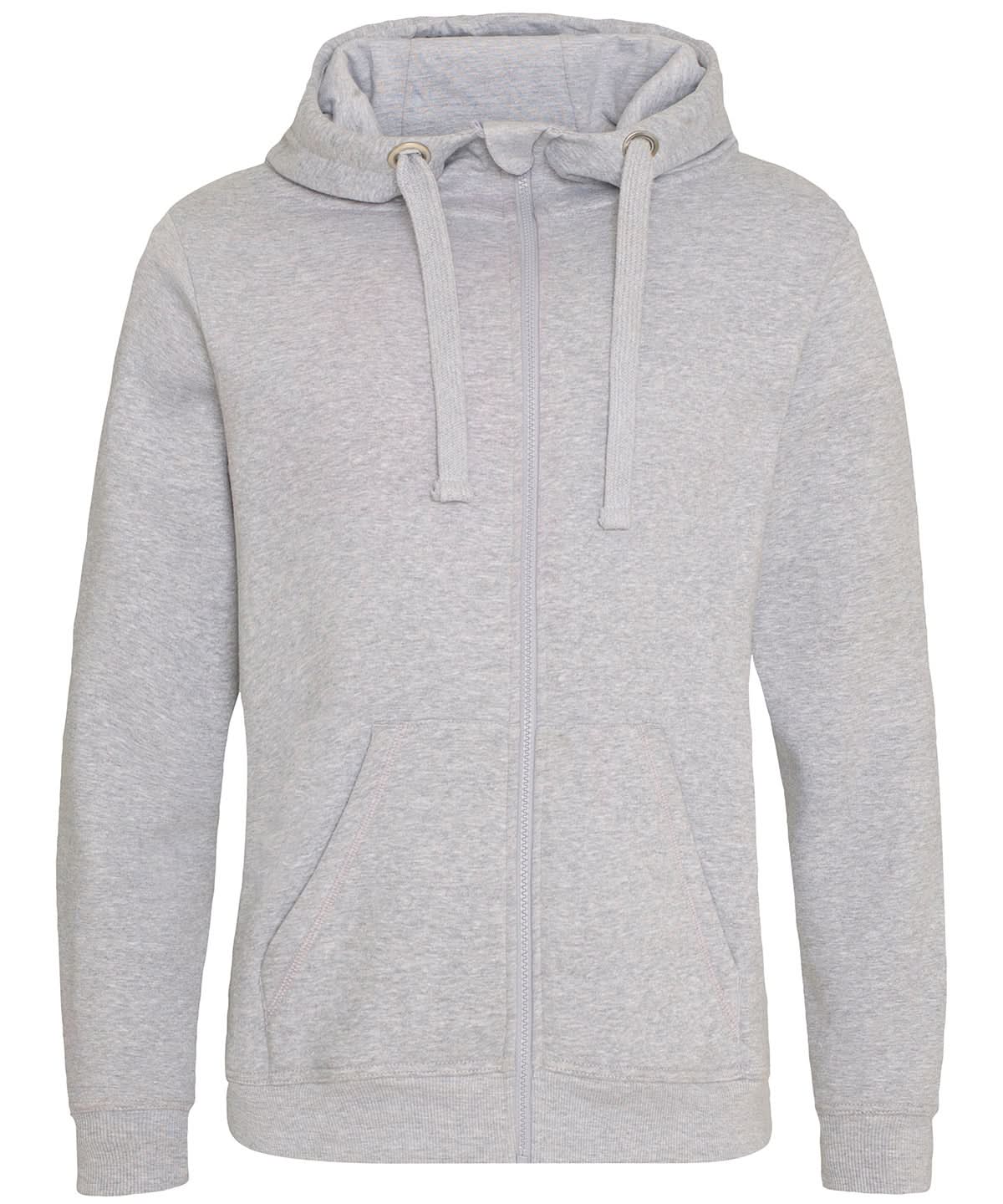 AWDis Just Hoods Heavyweight zoodie JH150 - - Customisable Hoodies