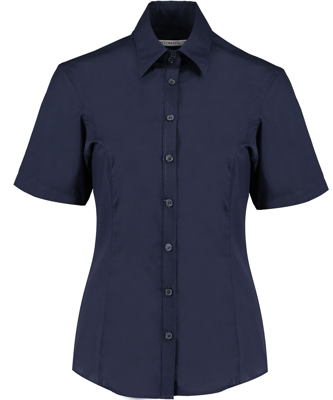 Kustom Kit Business blouse short sleeved tailored fit K742F - - Customisable Shirts