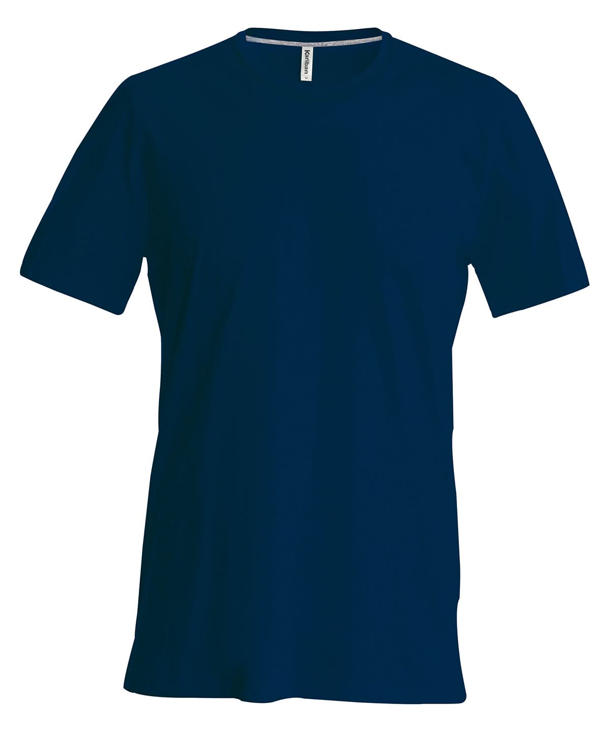 Kariban Short sleeved crew neck T shirt KB356 - Navy - Customisable T-Shirt