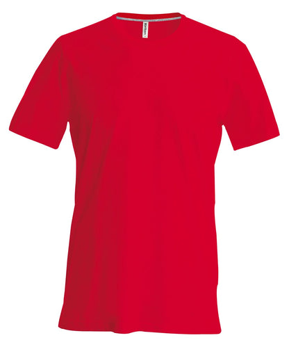 Kariban Short sleeved crew neck T shirt KB356 - Red - Customisable T-Shirt