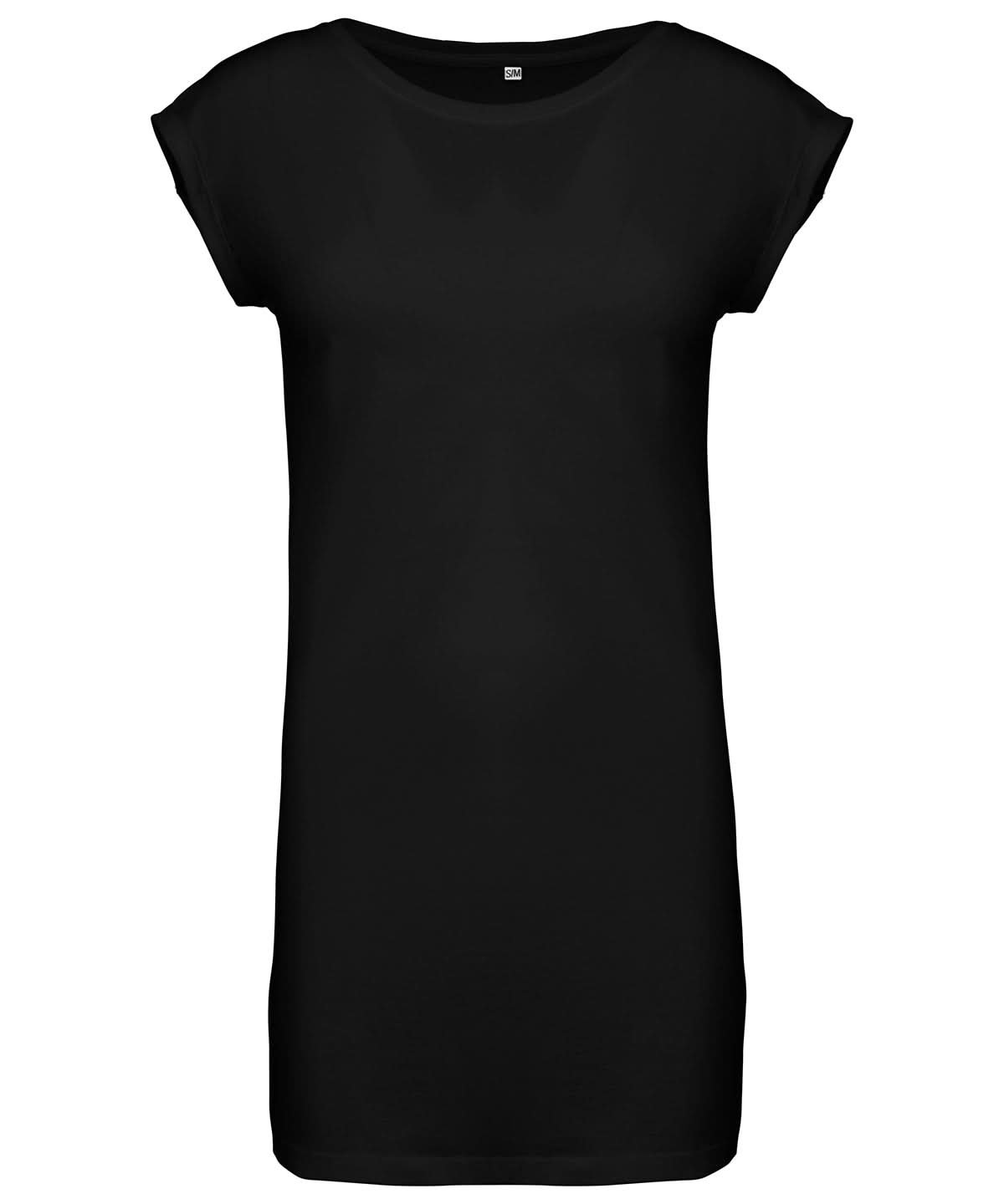 Kariban Ladies long T shirt KB388 - Black - Customisable T-Shirt