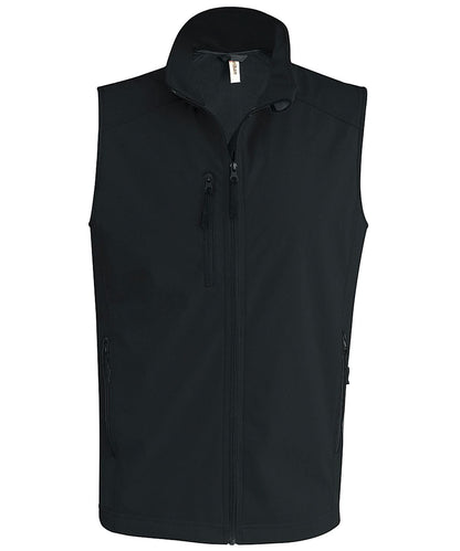 Kariban Mens softshell bodywarmer KB403 - Black - Customisable Bodywarmers