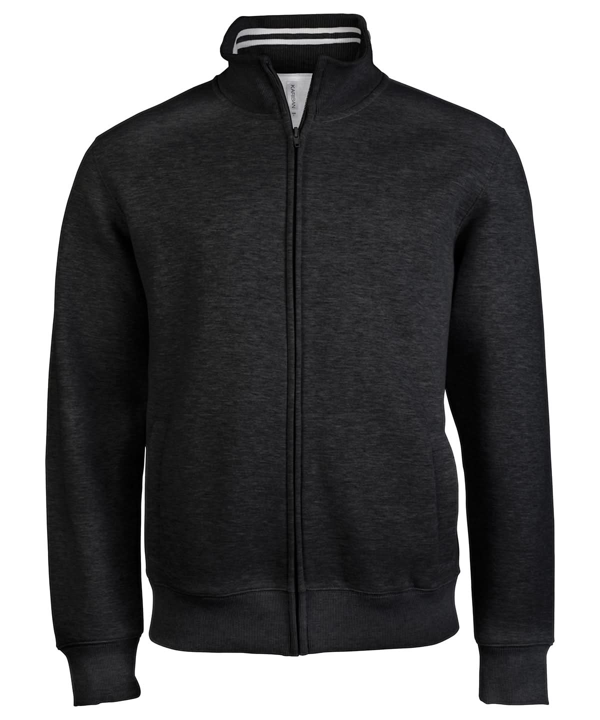 Kariban Mens full zip sweat jacket KB456 - Black - Customisable Jacket