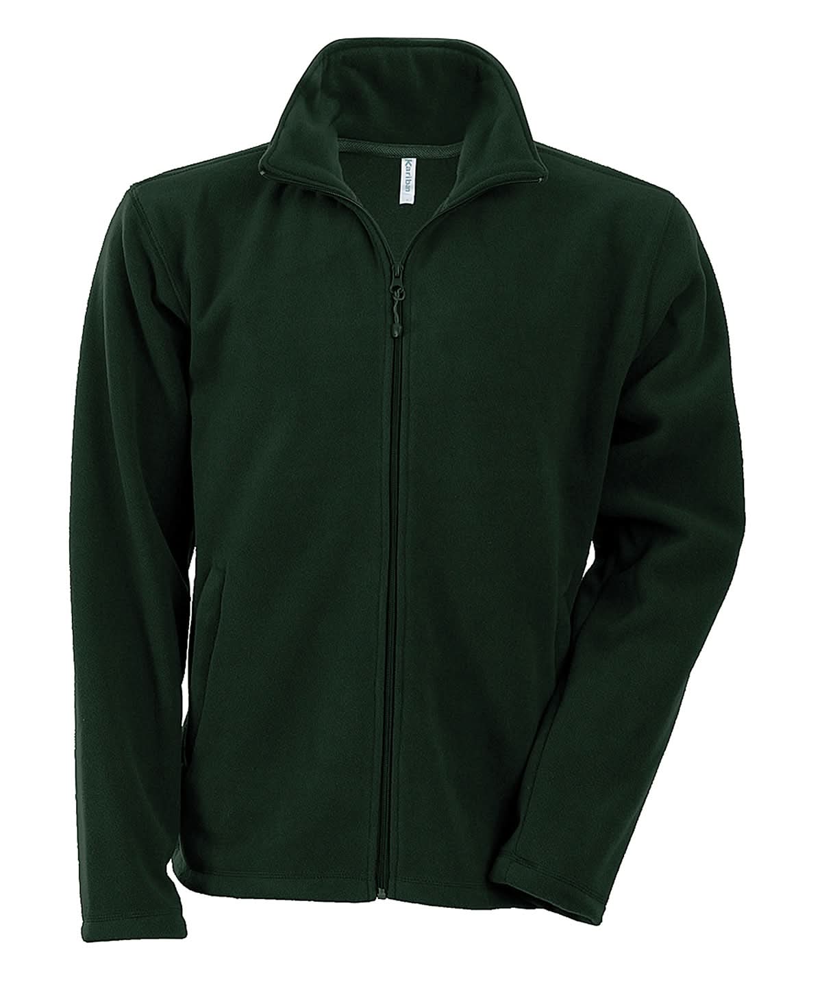 Kariban Falco full zip microfleece jacket KB911 - Forest Green - Customisable Jacket
