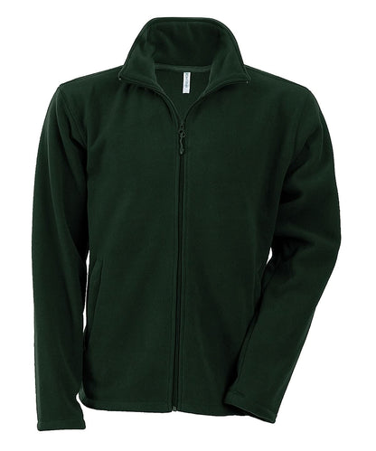 Kariban Falco full zip microfleece jacket KB911 - Forest Green - Customisable Jacket