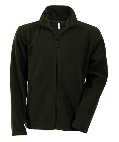 Kariban Falco full zip microfleece jacket KB911 - Olive - Customisable Jacket
