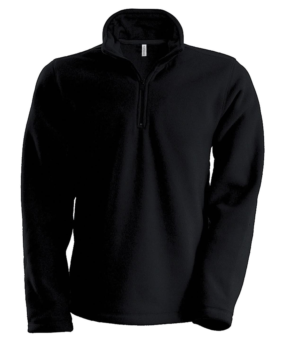 Kariban Enzo zip neck microfleece jacket KB912 - Black - Customisable Jacket
