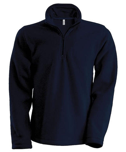 Kariban Enzo zip neck microfleece jacket KB912 - Navy - Customisable Jacket