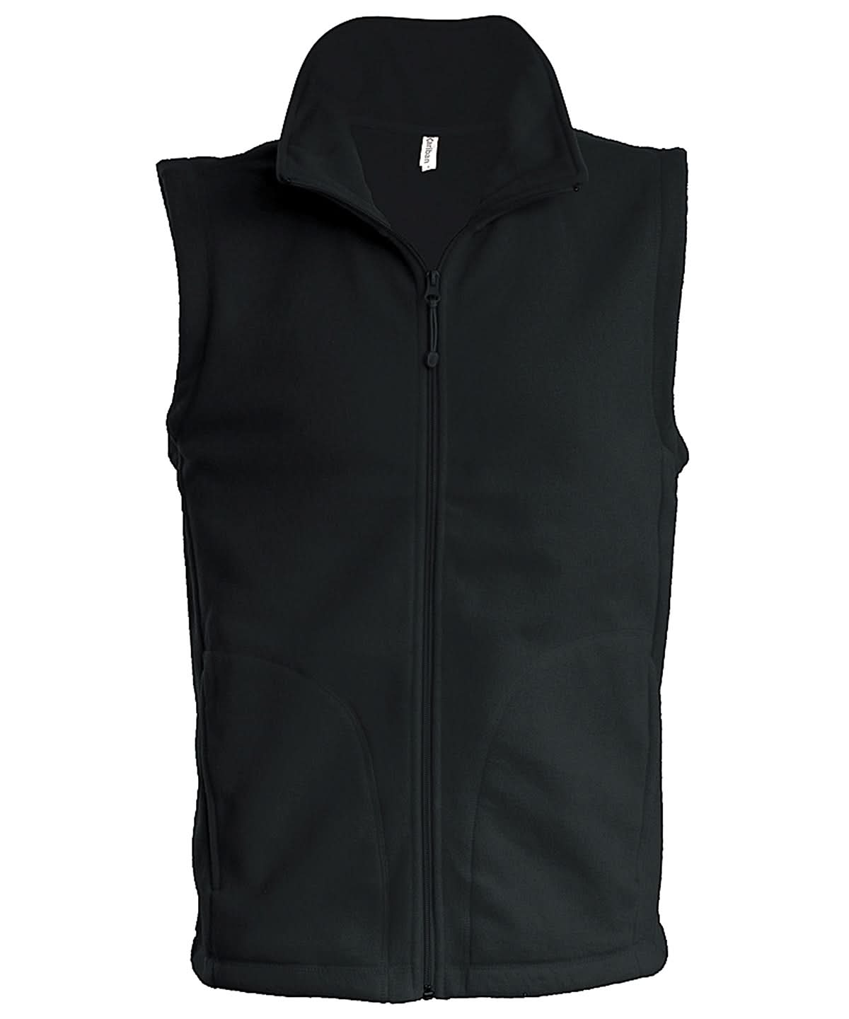 Kariban Luca mens microfleece gilet KB913 - Black - Customisable Bodywarmers
