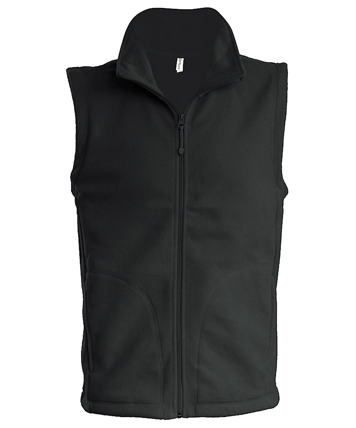 Kariban Luca mens microfleece gilet KB913 - Dark Grey - Customisable Bodywarmers