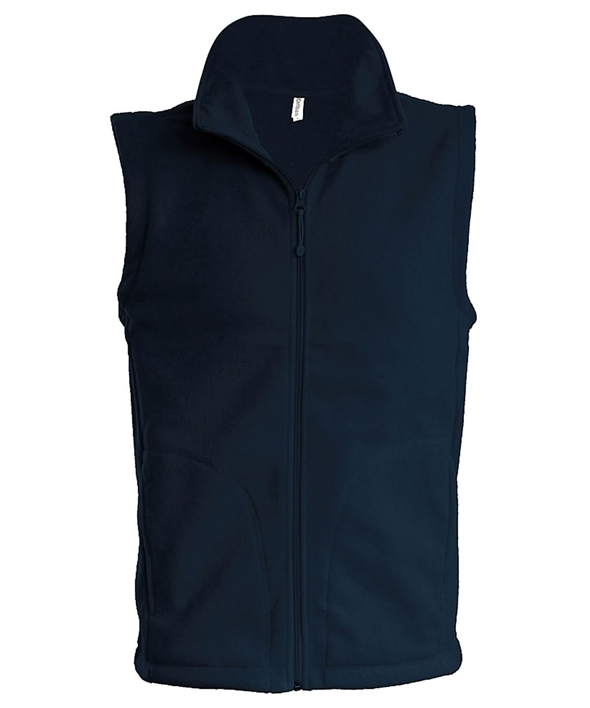 Kariban Luca mens microfleece gilet KB913 - Navy - Customisable Bodywarmers